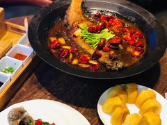 鲽鱼头泡油条-宋庄魁元艺术餐厅