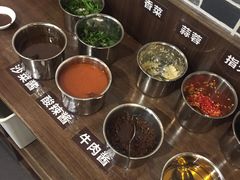 自助调料区-营记牛肉火锅·大埔客家菜(上梅林店)