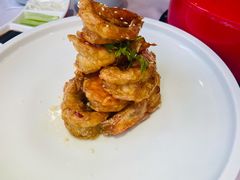 蜜汁酥皮虾-味+新京宴·烤鸭·北京菜(创意谷店)