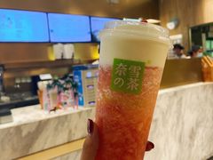 霸气芝士水蜜桃-奈雪的茶(漫广场店)