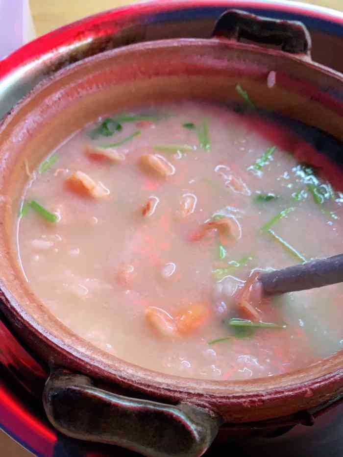 林记砂锅粥大排档火锅-"「虾粥5人份」:味道很鲜,虾也挺多,好吃.