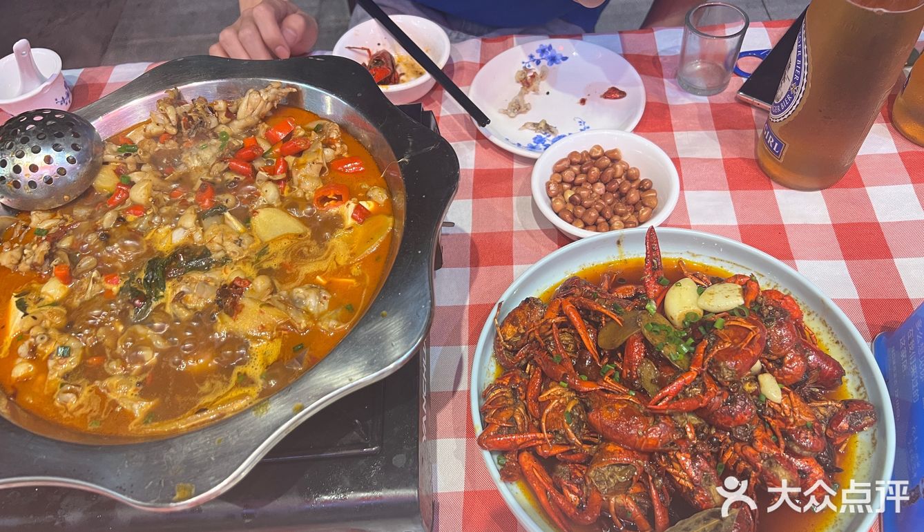 吃过最多次的嘉禾望岗小龙虾店