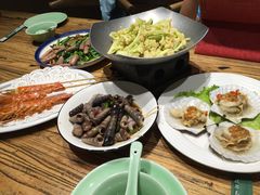 有机菜花炒肉（没有肉）-老妈疙瘩汤·平价海鲜专门店·老威海菜(渔港路店)