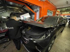 -鲨鱼皮汽车凹陷玻璃修复(静安店)