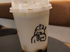 烤黑糖波波牛乳-喜茶(广州保利中环店)