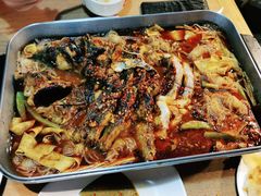 油泼香辣清江鱼-鱼酷活鱼烤鱼(梅江印象城店)