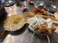 炸鸡翅一半一半-富乐满韩国正宗炸鸡韩国料理(虹泉路店)