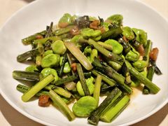 红菜苔梗蚕豆炒油渣-黔香阁·味(花木店)