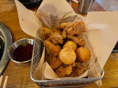 韩式炸鸡-包装马车·韩国料理·포장마차