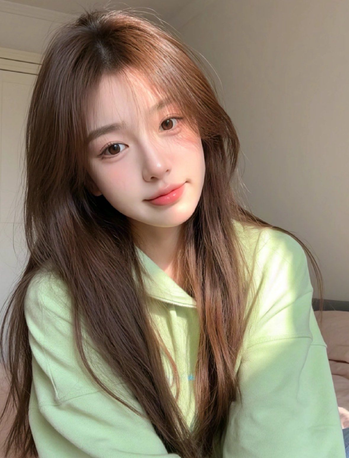 温柔的女生发色#温柔发色 #棕色系发色