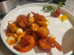 宫爆大虾球-财神岛·大连海鲜餐厅