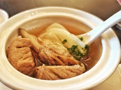 羊肚菌瑶柱炖菜胆-彩丰楼中餐厅·早茶·点心·粤菜(海口华彩洲际酒店)