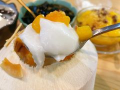 招牌青椰子冻加芒果-广德记·椰子冻手制甜品(福田总店)