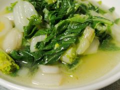清炒有机青菜-山里人家土菜馆(茅山店)