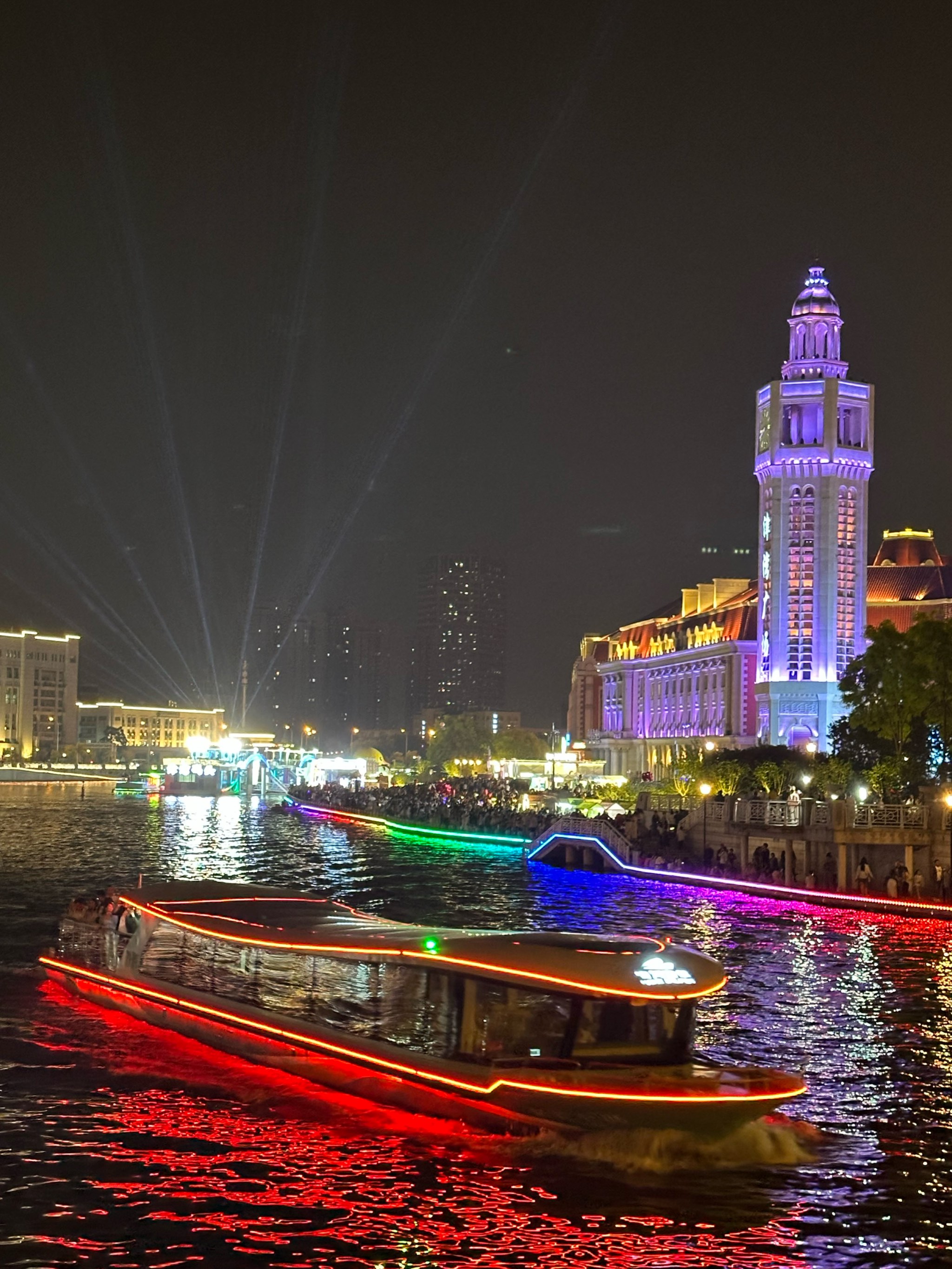 天津夜景塘沽图片