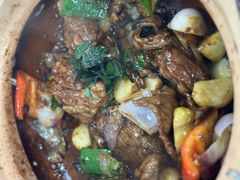 生啫牛肉-天宝食坊·啫啫煲大排档(西华路店)