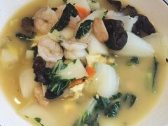 鸡汤虾仁奶白菜-春暖花开(西溪店)