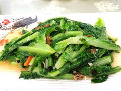 豆豉鲮鱼炒油麦菜-旺富东海大酒楼(海鲜街店)