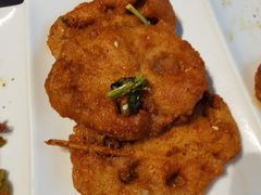 素肉炸藕盒-天厨妙香素食餐厅(清华店)