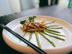 松露酱炒笋衣和芦笋-大董(福田皇庭中心店)