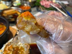 -草家酱蟹炭火烤肉店(珲春南路一店)