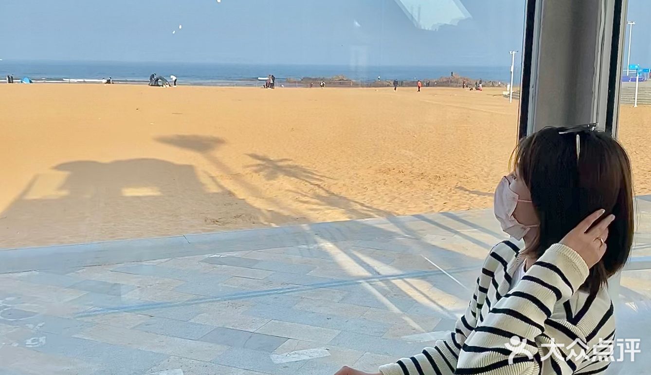 青岛·巨巨巨好看的海景沙滩咖啡厅🏖️
