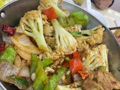 干锅娃娃菜-渔中舟海鲜大排档(普陀沈家门店)