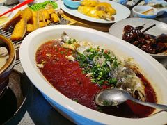 葱油鲈鱼-老头儿油爆虾(星光一期店)