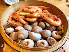 笼仔蒸鹰爪虾-新荣记(西溪湿地店)