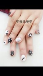 小小的指甲怎么就不能做好看的造型了呢-甲壳儿美甲美睫