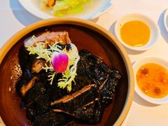 彩华轩招牌黑松露金沙烧鹅-粤财皇冠假日酒店·彩华轩中餐厅