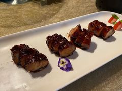 蓝莓柚肉捞黑叉烧-炳胜公馆(珠江新城店)