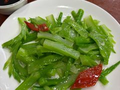 油淋芥兰-阿静美食