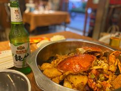香辣蟹炒菜-秦记香辣蟹(松榆里店)
