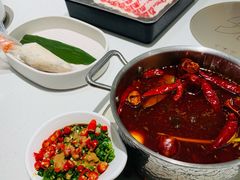 麻辣牛油锅-呷哺呷哺