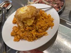 辣白菜蛋炒饭-英雄故事地摊烤肉(马驹桥店)