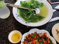 韭菜河虾-海韵人家.海景花园经典云南菜(双廊店)