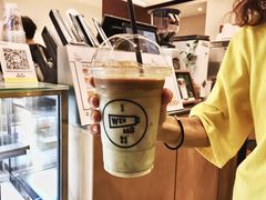 抹茶咖啡拿铁-闻道万巷咖啡馆(南大街地铁站店)