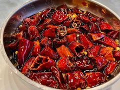 现熬辣椒油-福寿斋·老北京铜锅涮肉·烧烤(清岚店)