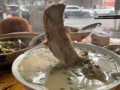 耙豌豆牛骨汤-国强牛肉(洋河总店)