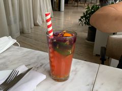 梦幻星空蝶豆花百香果绿茶-The Rug Cafe(王府中环店)