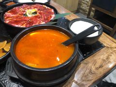 海鲜嫩豆腐汤-九田家黑牛烤肉料理(中北镇店)