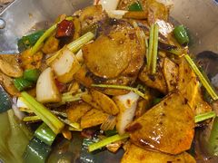 干锅土豆片-大胡子海鲜·天津菜·砂锅烧烤(五大道创始店)