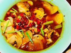 盐帮沸腾牛蛙-绿茶餐厅(华联万柳店)