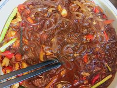 鸭血粉丝煲-万小金辣椒炒肉(三经路店)