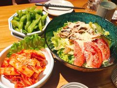蘑菇芝士色拉-炼火烤肉店
