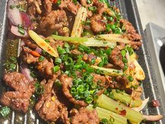 葱椒爆牛肉-绿茶餐厅(深圳龙华天虹购物中心店)