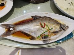 清蒸扁鱼-锦江中华村农家乐饭庄