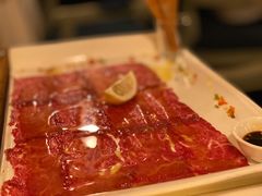 橄榄油生牛肉片-火车头法国西餐厅