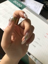 -复古绿·少女主题美甲美睫